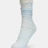 2er-Pack Sofia Crew-Socken aus einfarbigem Mesh, hellblau 2er-Pack Sofia Crew-Socken aus einfarbigem Mesh, hellblau