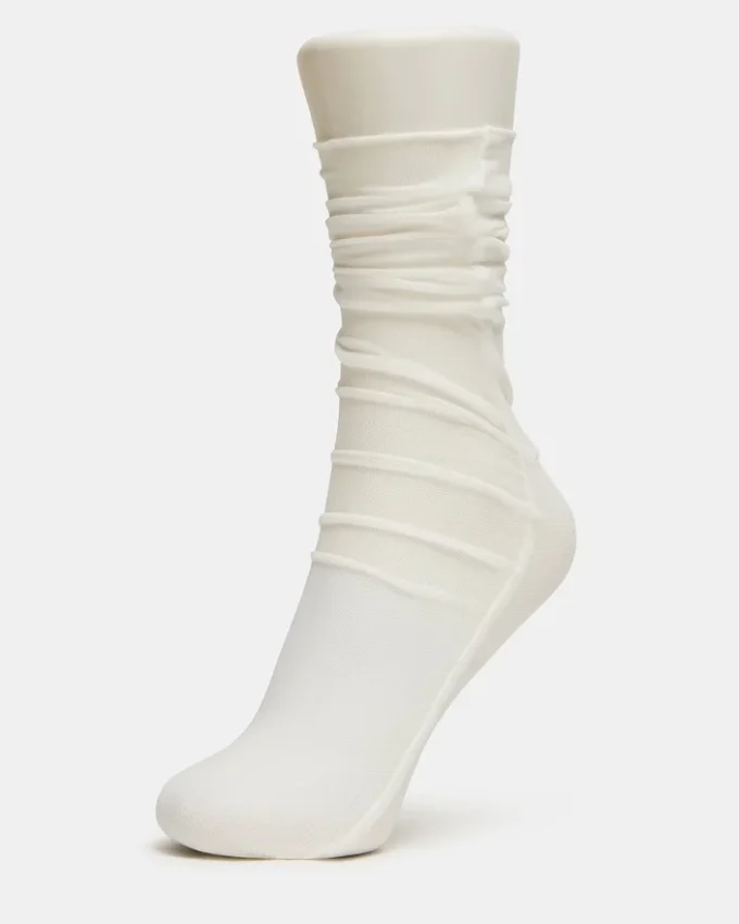 2er-Pack Sofia Crew-Socken aus einfarbigem Mesh, hellblau 2er-Pack Sofia Crew-Socken aus einfarbigem Mesh, hellblau