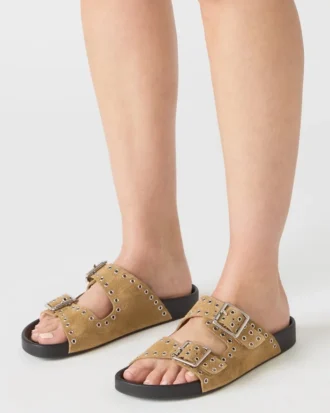 Abott Taupe Wildleder