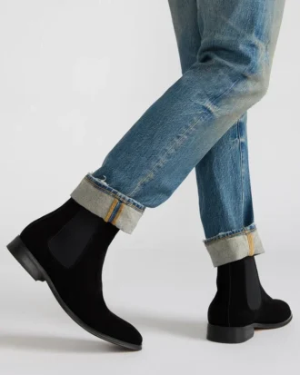 Aldair Schwarzes Wildleder