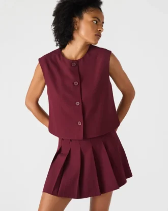 Alessa-Oberteil in Weinrot