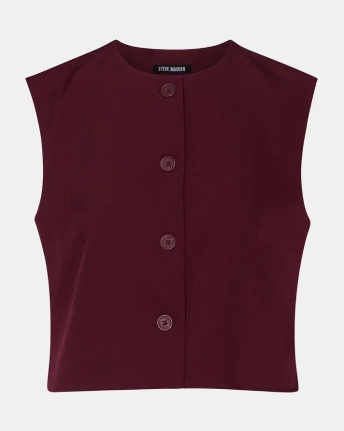 Alessa-Oberteil in Weinrot