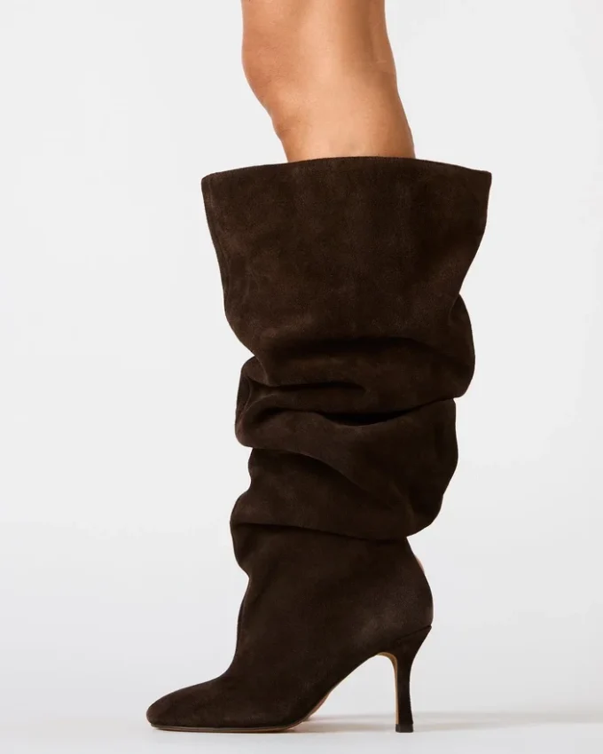 Allison aus braunem Wildleder