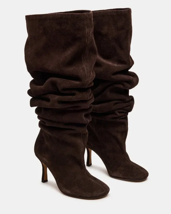 Allison aus braunem Wildleder