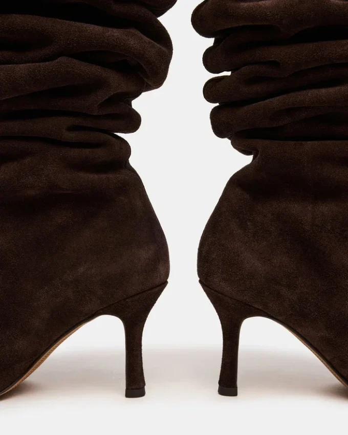 Allison aus braunem Wildleder