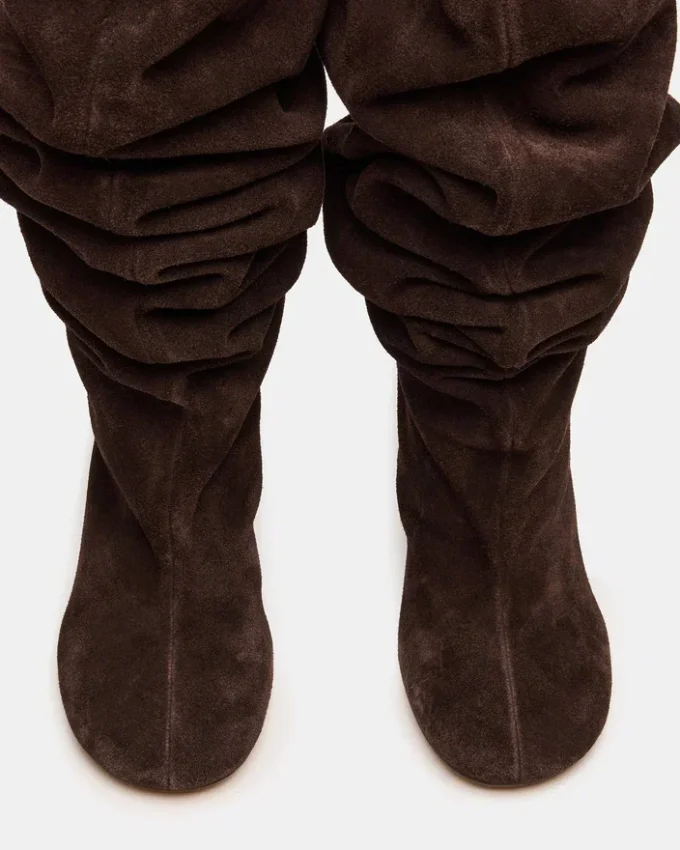 Allison aus braunem Wildleder