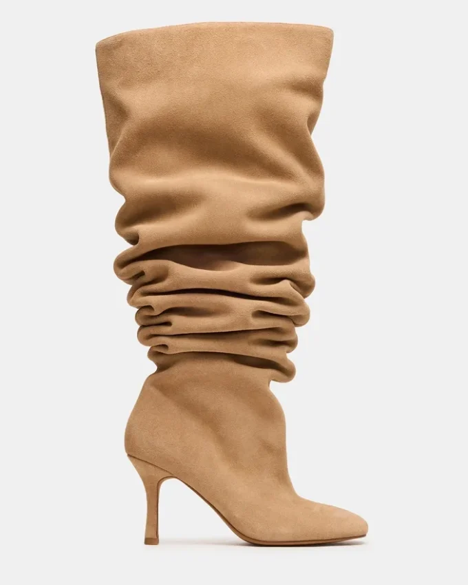 Allison Taupe Wildleder