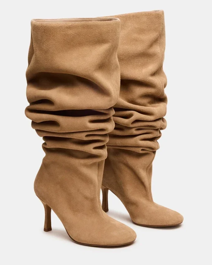 Allison Taupe Wildleder