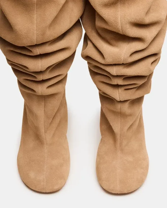 Allison Taupe Wildleder