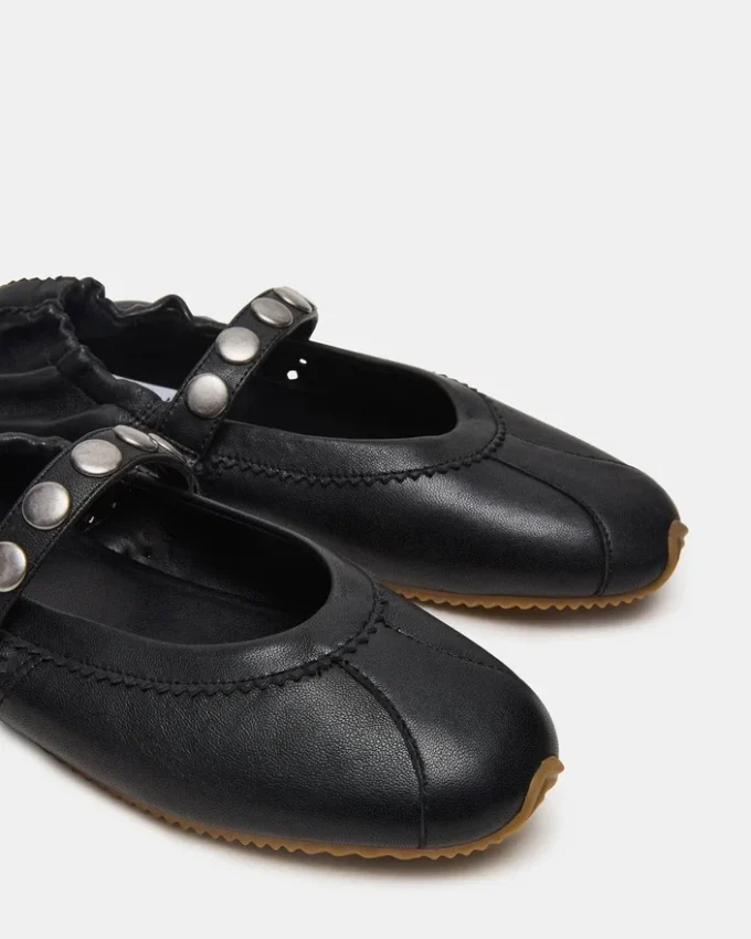 Anaya Schwarze Leder-Nieten Anaya Schwarze Leder-Nieten