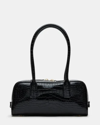Anise Tasche Black Crocodile