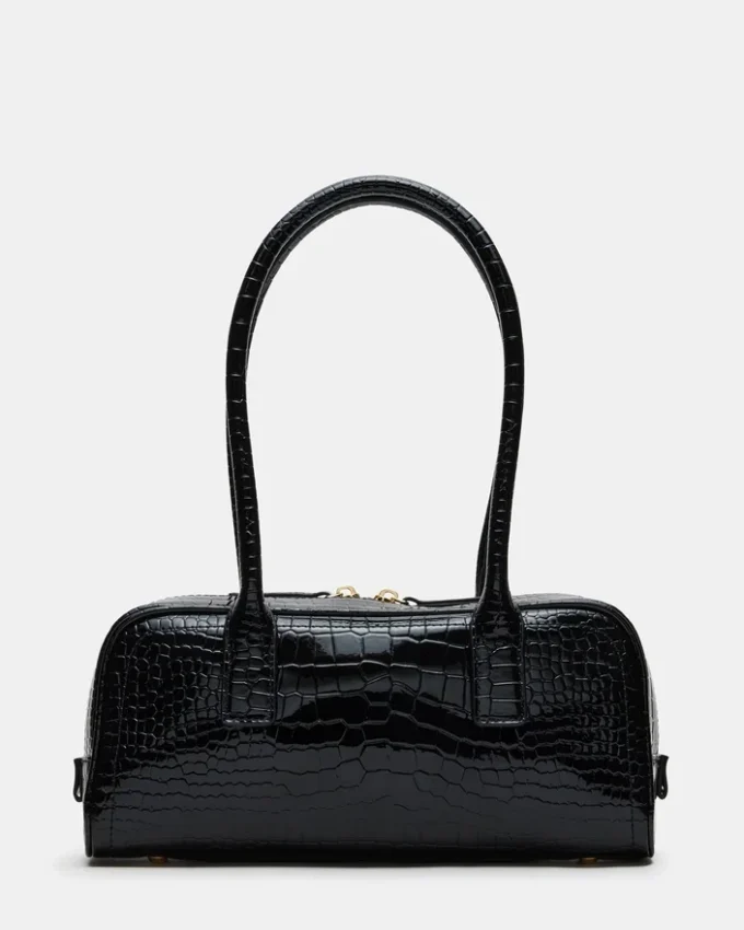 Anise Tasche Black Crocodile
