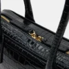 Anise Tasche Black Crocodile