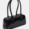Anise Tasche Black Crocodile