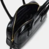 Anise Tasche Black Crocodile