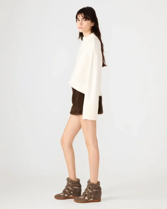 Aviva Kunstfellrock Dark Espresso