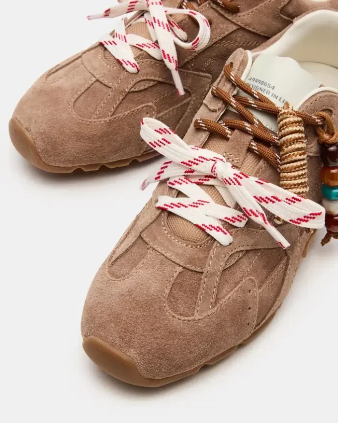 Aziel Charm Taupe Wildleder