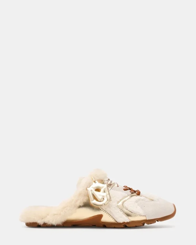 Aziel Pantolette aus Kunstfell