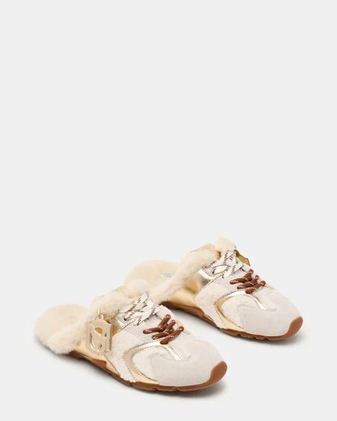 Aziel Pantolette aus Kunstfell