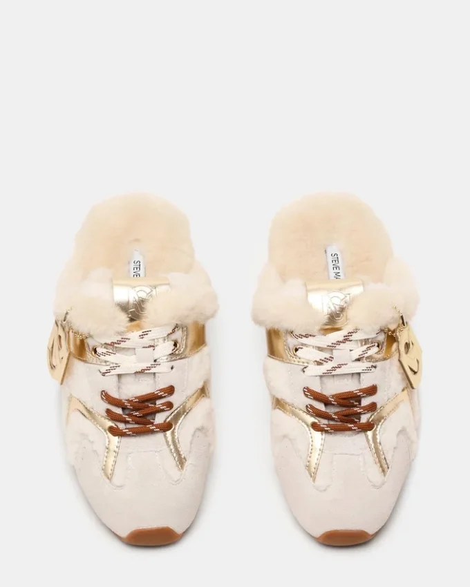 Aziel Pantolette aus Kunstfell