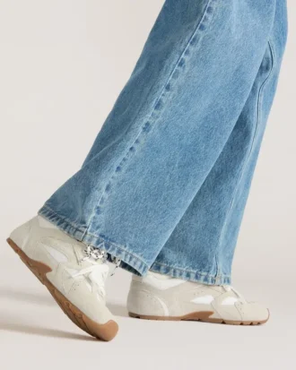 Aziel Weißes Wildleder