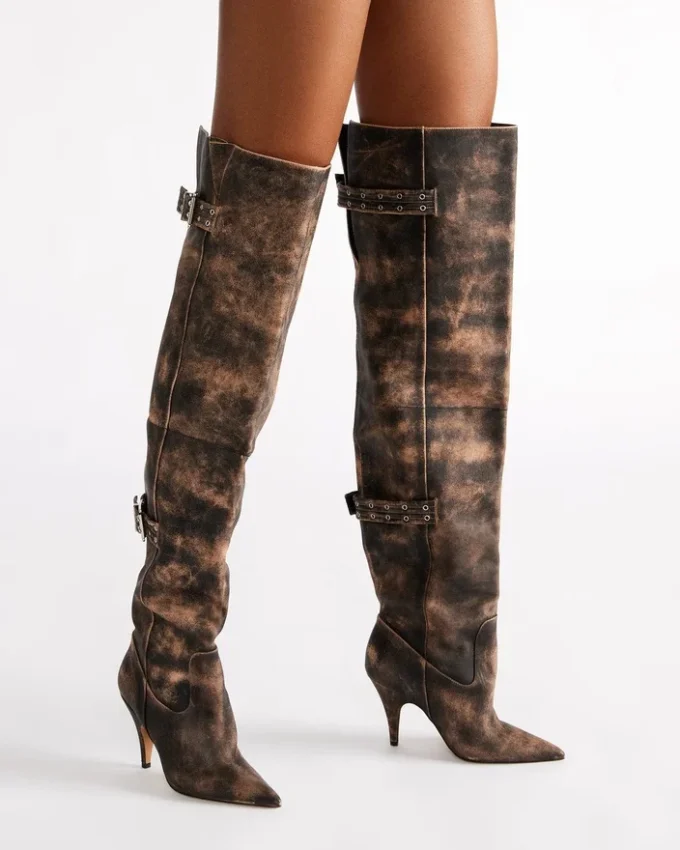 Baddie Brown Distressed Baddie Brown Distressed