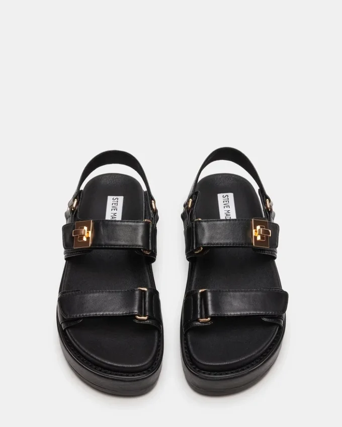 Bigmona Schwarzes Leder