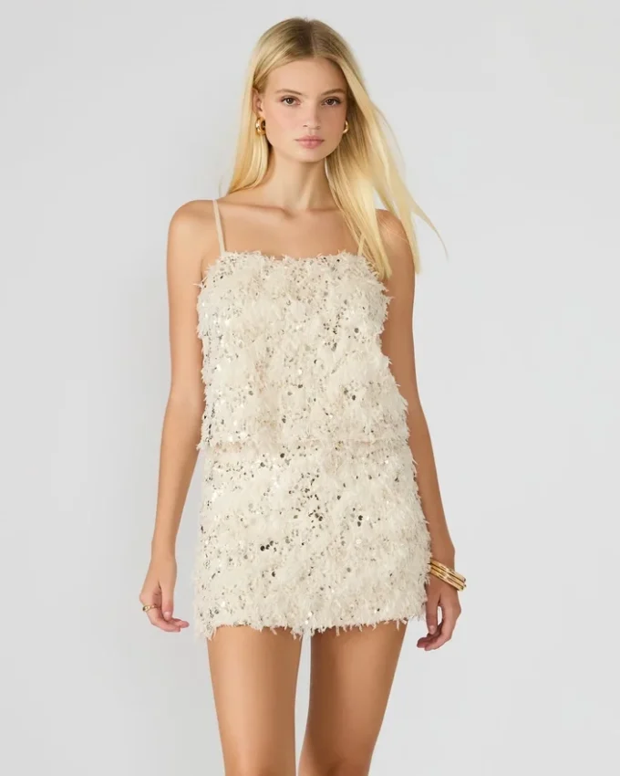 Blakelyn Feather Top Ivory Blakelyn Feather Top Ivory