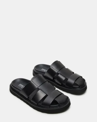 Blazet Schwarzes Leder