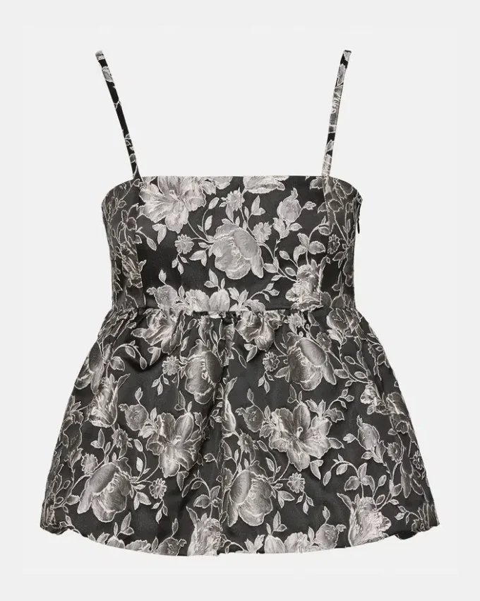 Bodi Top Schwarz Multicolor