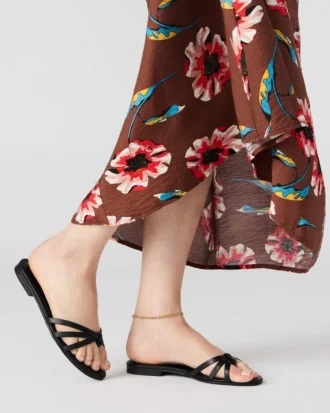 Calissi Schwarzes Leder