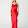 Carmela-Kleid Rot