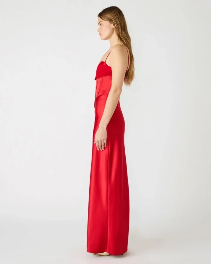 Carmela-Kleid Rot