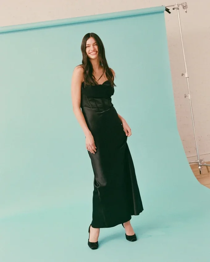 Carmela-Kleid Schwarz