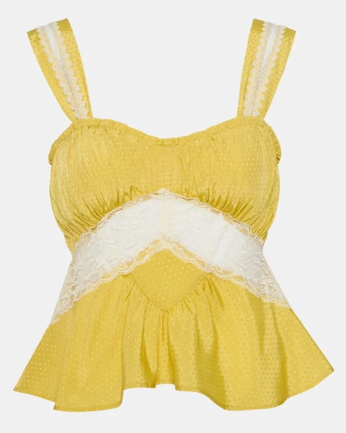 Cinthia-Oberteil Golden Lime