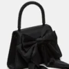 Cosette-Tasche aus schwarzem Satin Cosette-Tasche aus schwarzem Satin