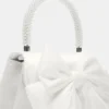 Cosette-Tasche aus weißem Satin Cosette-Tasche aus weißem Satin
