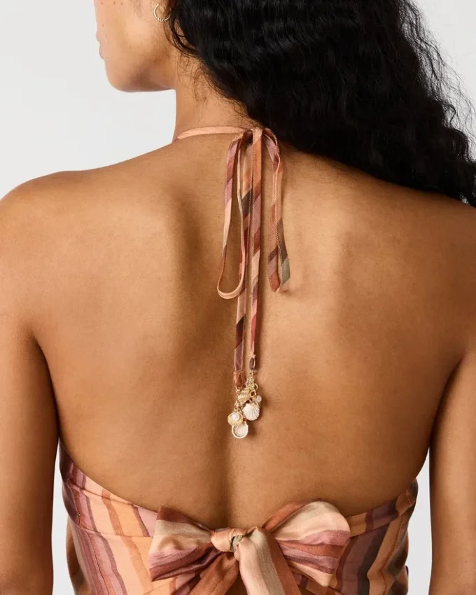 Dalina-Kleid, gestreift, mehrfarbig Dalina-Kleid, gestreift, mehrfarbig