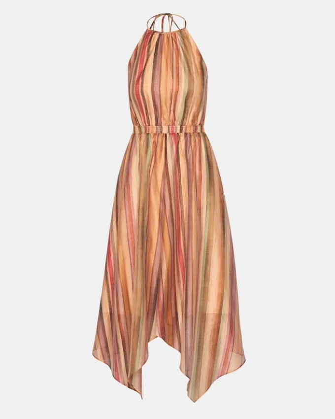 Dalina-Kleid, gestreift, mehrfarbig Dalina-Kleid, gestreift, mehrfarbig