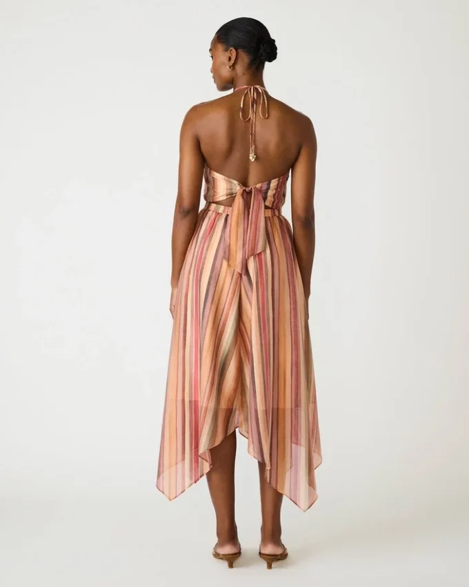 Dalina-Kleid, gestreift, mehrfarbig Dalina-Kleid, gestreift, mehrfarbig