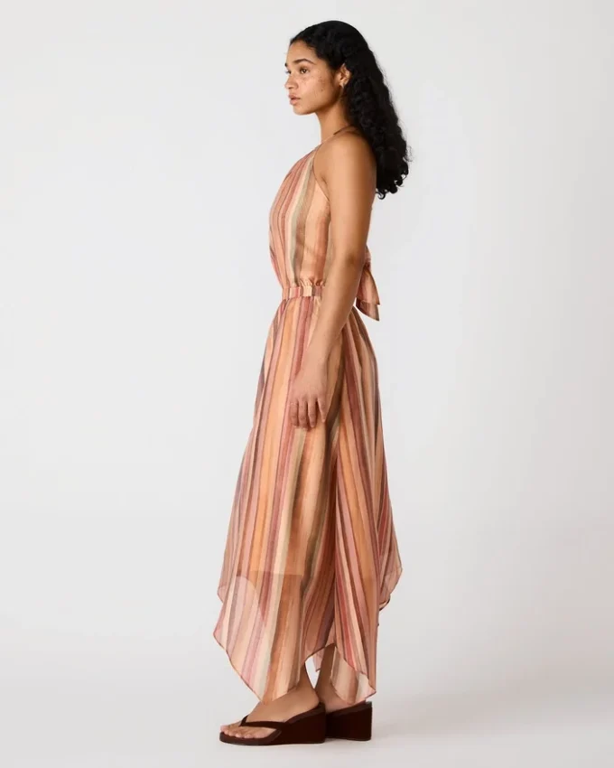 Dalina-Kleid, gestreift, mehrfarbig Dalina-Kleid, gestreift, mehrfarbig