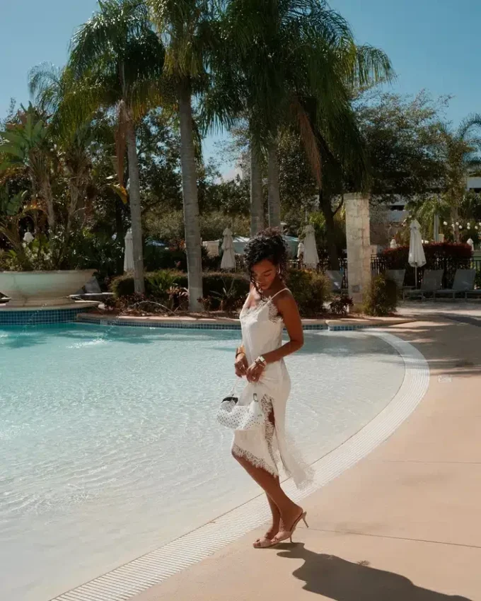 Danna-Kleid in Creme