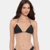 Darling Dot Bikini-Oberteil Schwarz Multi