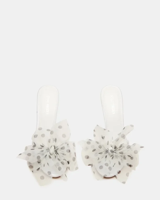 Davina Tüll Weiß/Schwarz mit Polka-Dots