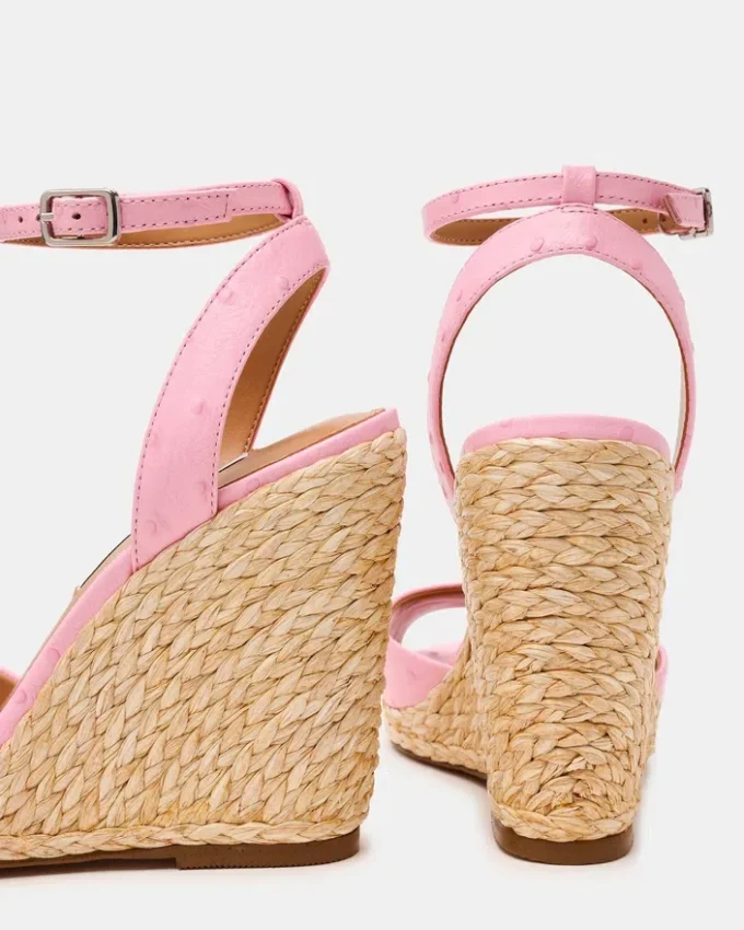 Devin Straußenleder in Rosa