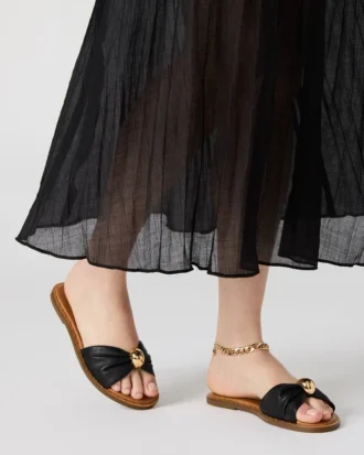 Dipsy Schwarzes Leder