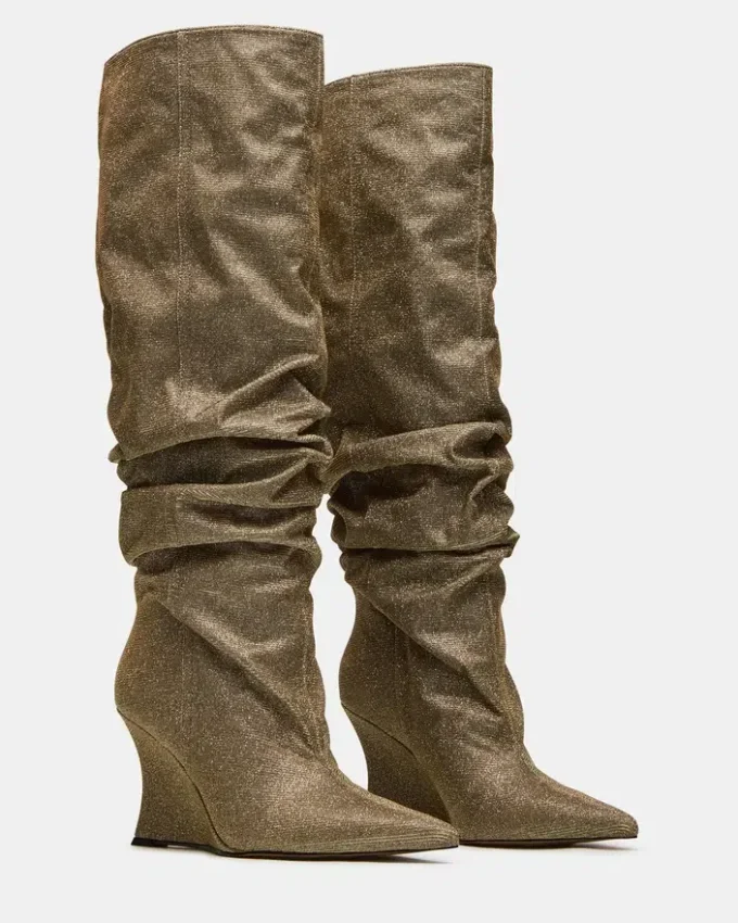 Distortion Gold Glitter