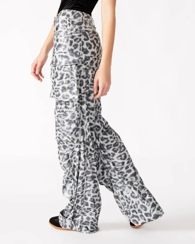 Duo Sequin Pant Leopard