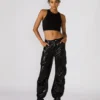 Duo Sequin Pant Schwarz
