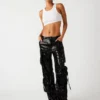 Duo Sequin Pant Schwarz